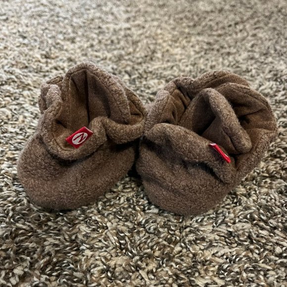 Zutano Fleece Gripper Baby Bootie (24 month) - Picture 3 of 5